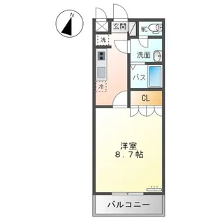 サンハイム【2階】の間取り