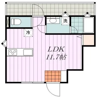 PRIMROSEはなみずきA棟【102号室】の間取り