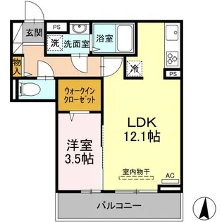 スペランツァドゥーエ【305号室】の間取り