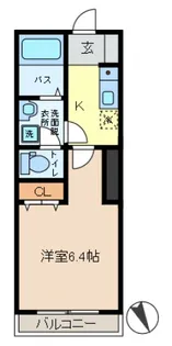 マートハイム金町【1階】の間取り