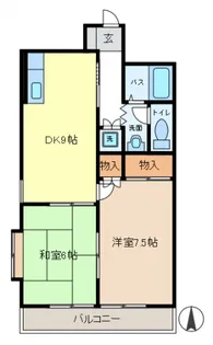櫻壱番館【3階】の間取り