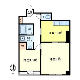 ユニレジデンス金町【302号室】の間取り