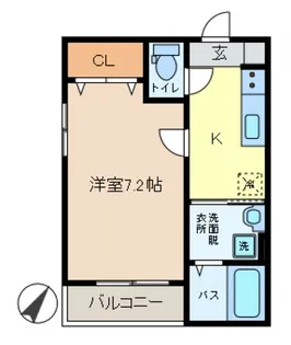 ソラーレ【203号室】の間取り