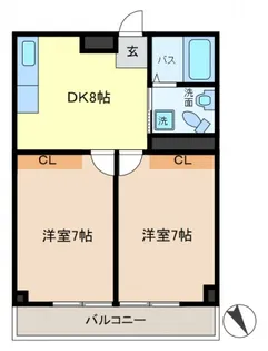 RAY【3階】の間取り