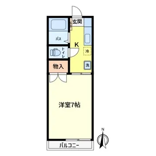 ミドリハイツ【2階】の間取り