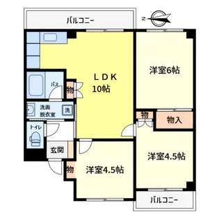 リヴィエールⅡ【102号室】の間取り