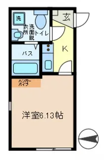 ソヨカゼテラス金町【2階】の間取り