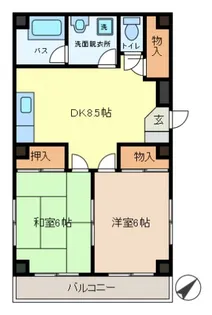 田村コーポ【2階】の間取り
