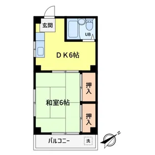 前山ビル【301号室】の間取り