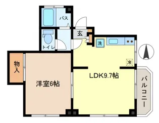 メリディアンⅤ【2階】の間取り