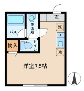 エピソード金町【1階】の間取り