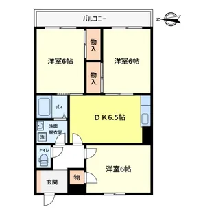 パークアベニュー【302号室】の間取り