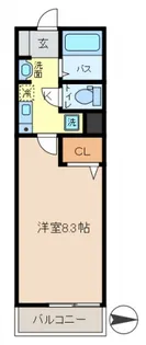 プランドール【206号室】の間取り