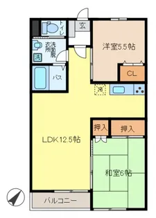 サンハイム【202号室】の間取り