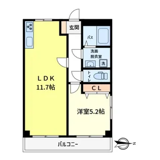 リブレス金町東水元【101号室】の間取り