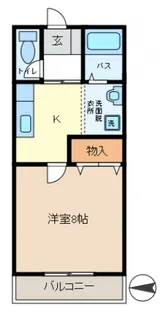 フリーデ2【2階】の間取り