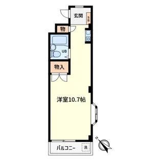 飯田ハイツ第一【301号室】の間取り