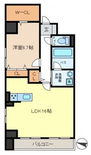 ケイ・ヴィラージュ【3階】の間取り