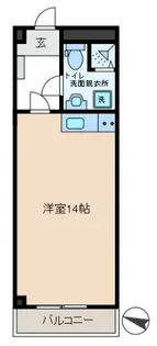 ユニレジデンス金町【204号室】の間取り