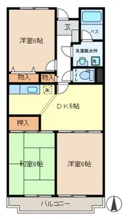 ルミエール新宿【3階】の間取り