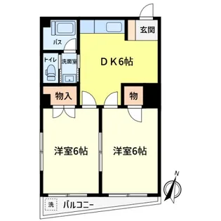 メトロポリス86【201号室】の間取り