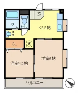 リエス水元【3階】の間取り