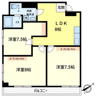 RAY【3階】の間取り