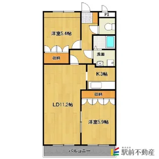 サニープレイス【206号室】の間取り