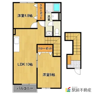 ウランタン弐番館【203号室】の間取り