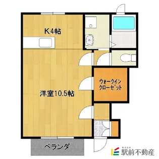 ヴィオーラ弐番館【201号室】の間取り