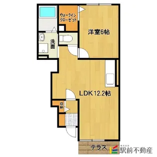 プリムローズC棟【102号室】の間取り