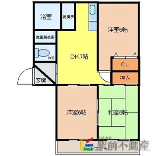 ハミング三橋【202号室】の間取り