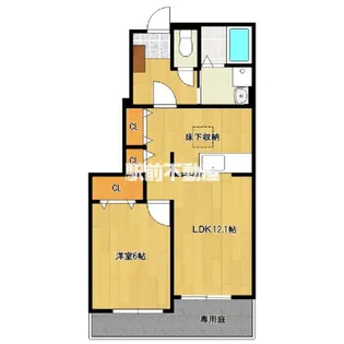 フォレストヒルズ【1階】の間取り