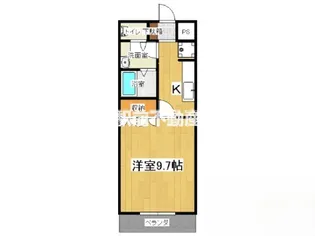 bien vivre【103号室】の間取り