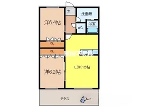 Tiara【203号室】の間取り