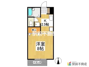 サンライズフジ【102号室】の間取り