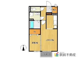 セジュール・シャイニングA棟【A205号室】の間取り