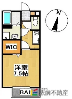 セジュールソシア【101号室】の間取り