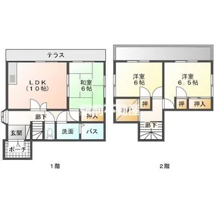 福岡県大牟田市大字歴木【一戸建】の間取り