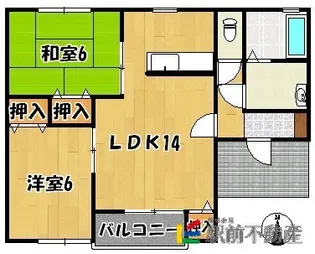 ソレイユⅡ【201号室】の間取り