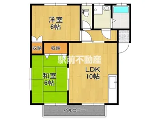 羽山レイク【1階】の間取り