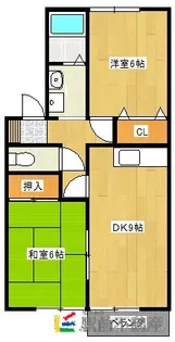 ヴェルドミールⅡ【203号室】の間取り