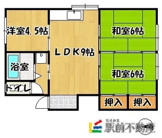 リバーサイドハウス【221号室】の間取り