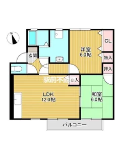 福岡県みやま市瀬高町下庄【アパート】の間取り