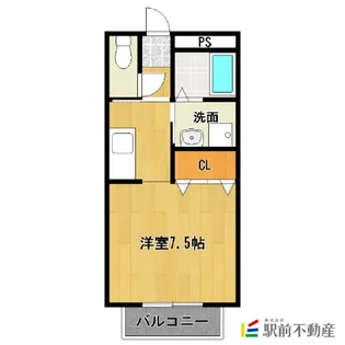 HIROコーポ前津B棟【B104号室】の間取り