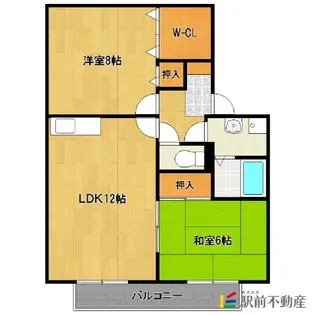 ルミエールⅡ【103号室】の間取り