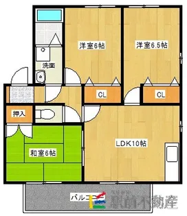 ピュアドームI【203号室】の間取り