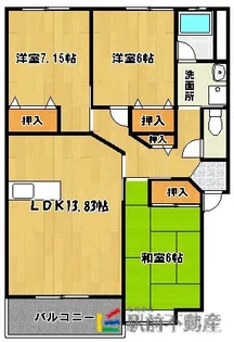 フォレスト壱番館【205号室】の間取り