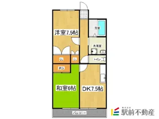 セキレイマンション大川【202号室】の間取り
