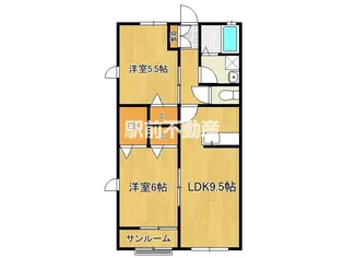 ヴィラ大塚【102号室】の間取り